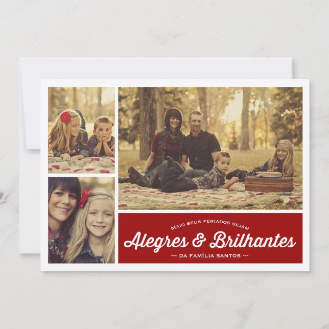 Cumprimento alegre & brilhante do Natal (Framsida)