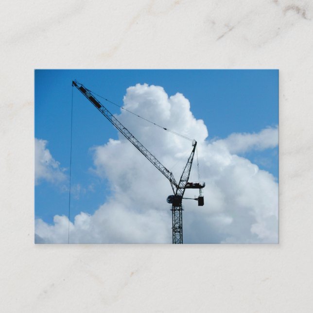 Cumulonimbus Crane, Mini Photo Visitkort (Framsida)