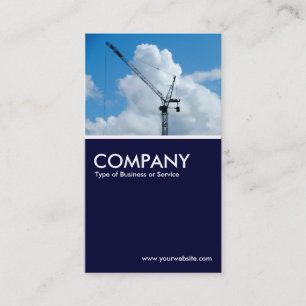 Cumulonimbus Crane - Mörk Navy Visitkort