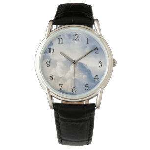 Cumulus Cloud Group Black Numbers Armbandsur