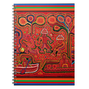 Cuna Indian Manar i Cayucos Anteckningsbok