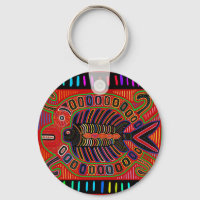 Cuna Indian Mola Flygande Fisk
