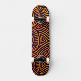 Cuna Indian Skateboard - Tribal VooDou Skateboard Bräda 21,5 Cm