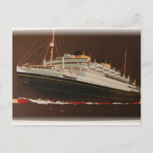 Cunard fodrar 30-tal vykort