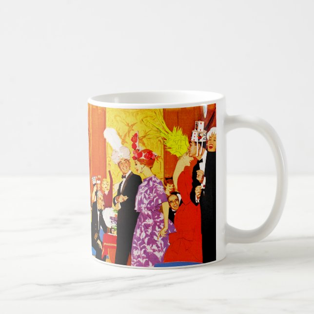 Cunard Queen's Party Ad Kaffemugg (Höger)