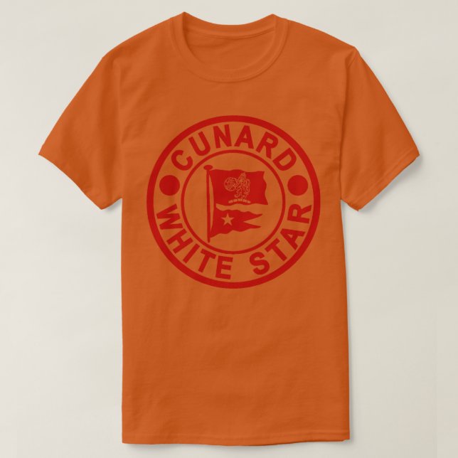 Cunard White Line T Shirt (Design framsida)