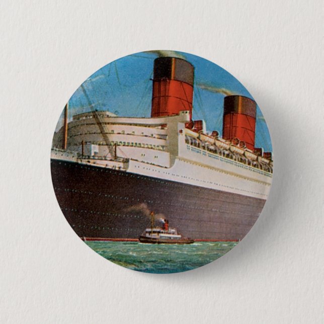 Cunard White Star Line's Queen Mary Knapp (Framsida)