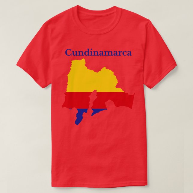 Cundinamarca Department Colombia T Shirt (Design framsida)