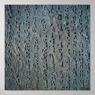 Cuneiform-skript Poster