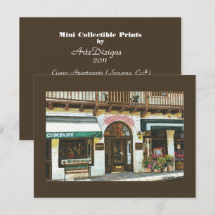 Cuneo Apartments Mimi Collecsible Prints Vykort