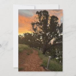 Cunnamulla Evening Travel Hälsning Card Meddelande