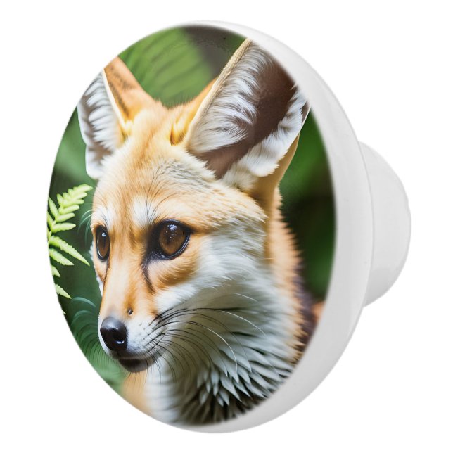 Cunning Fennec Fox Knopp (Höger)