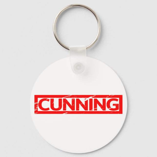 Cunning Frimärke Nyckelring (Framsida)