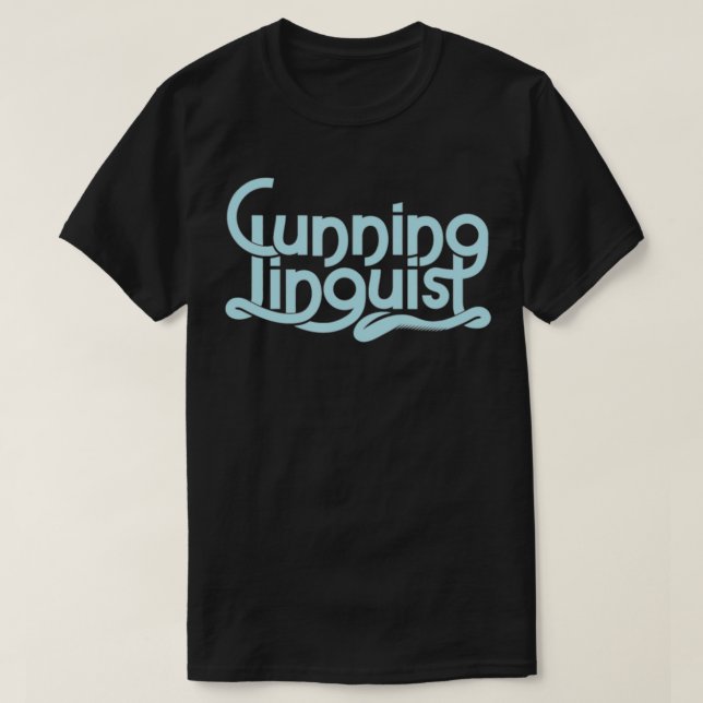 Cunning Linguist T Shirt (Design framsida)