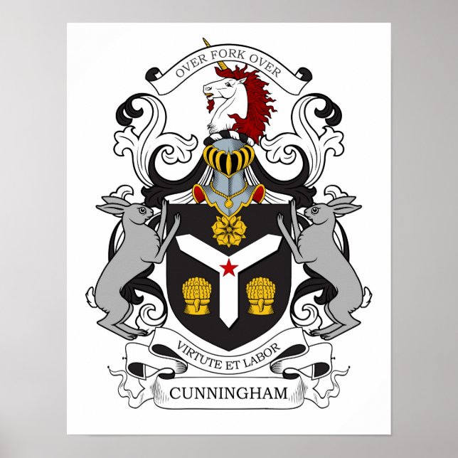 Cunningham Anpassningsbar Poster (Framsidan)