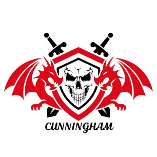 Cunningham-familjen Crest T-shirt