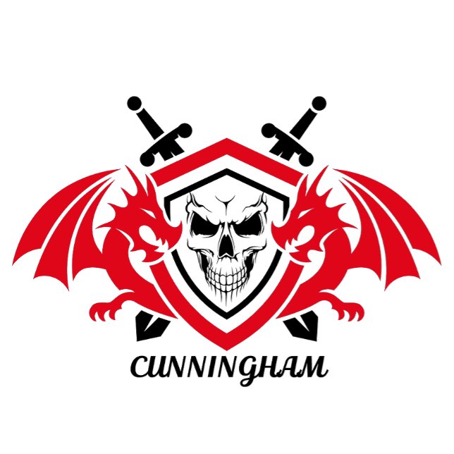 Cunningham-familjen Crest T-shirt (Skapare uppladdad)