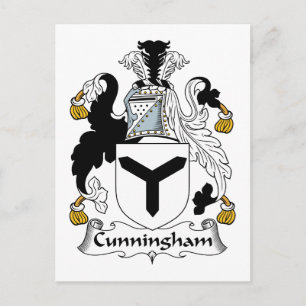 Cunningham Family Crest Vykort