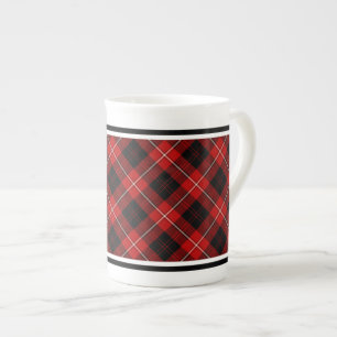 Cunningham Family Tartan Red and Black Play Benporslin Mugg