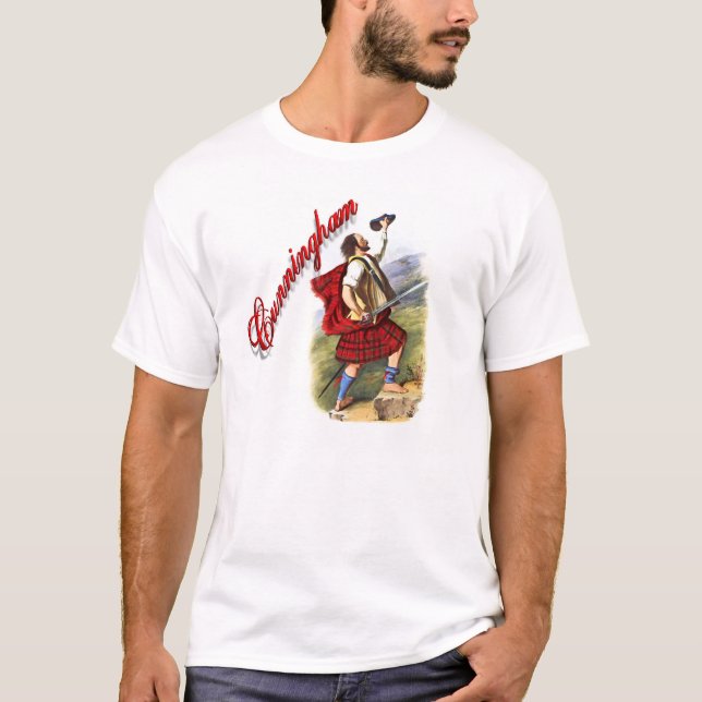 Cunningham-klanens skotska drömtröja tee (Framsida)