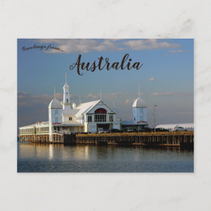 Cunningham Pier Geelong Victoria Australien Vykort
