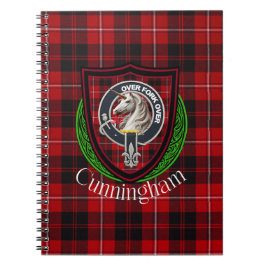 Cunningham Scottish Clan Tartan & Crest Anteckningsbok