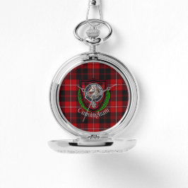 Cunningham Scottish Clan Tartan & Crest Armbandsur