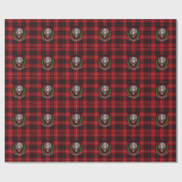 Cunningham skotska klan tartan och vapensköld presentpapper