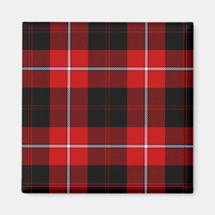Cunningham Tartan Red Black Play Magnet