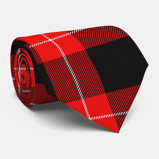 Cunningham Tartan Red Black Play Slips (Rullad)