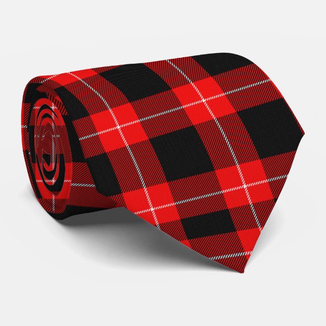 Cunningham Tartan Red Black Play Slips (Rullad)
