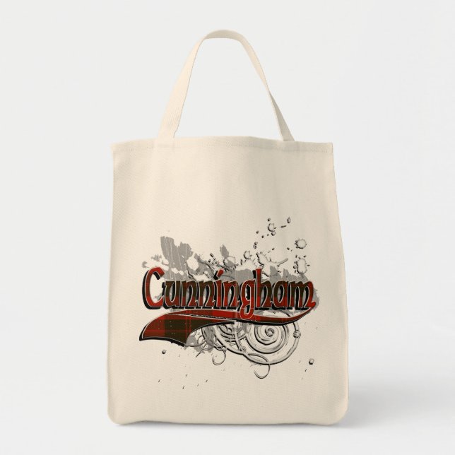 Cunningham TartanGrunge Tygkasse (Framsidan)