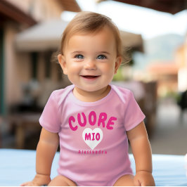 Cuore Mio (flickor) Baby Bodykostym T Shirt