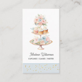 Cup Cake Bakery | Baker Chef Catering ELLER Kod Visitkort