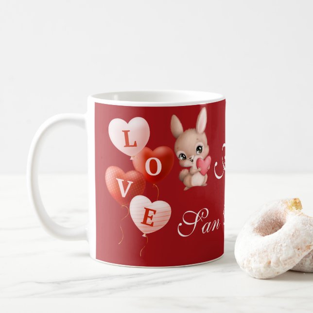 Cup Coffee Mug Valentine's Day Kaffemugg (Med munk)