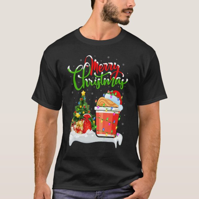 Cup Noodles Food   Xmas Decoration Cup Noodles Chr T Shirt (Framsida)