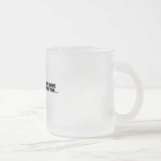 Cup of love and feelings frostad glasmugg