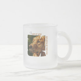 Cup of Love Dog Lover Coffee Mug Gift Ideas Frostad Glasmugg