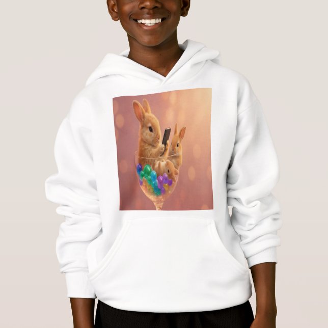 cup of rabbits t shirt (Framsida)