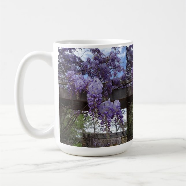 Cup with wisteria vine kaffemugg (Vänster)