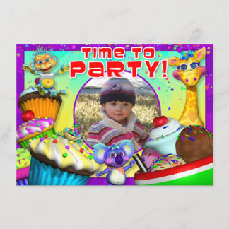 Cupaka Birthday Inbjudan med "GiggleBellies"