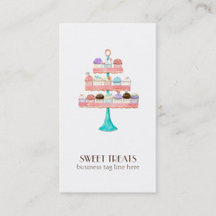 Cupaka Dessert Baking Bakery Business Paket Visitkort