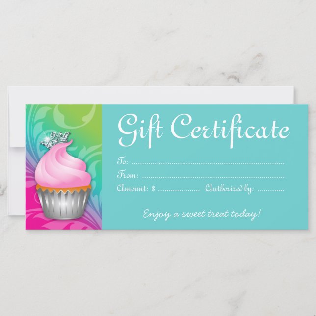 Cupaka Gift Certificate Krona Rosa Blue (Framsida)
