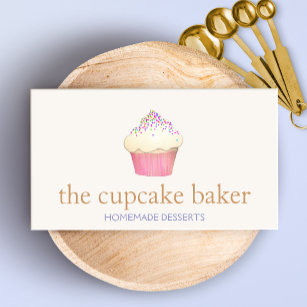 Cupaka Logotyp Bakery Chef Catering Visitkort