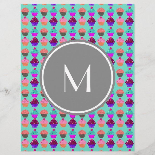 Cupaka Mönster Anpassningsbar Monogram (Framsida)