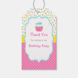 Cupaka och Sprinkles Gift-Märkre Presentetikett