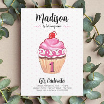 Cupaka Rosa Girl Photo 1st Birthday