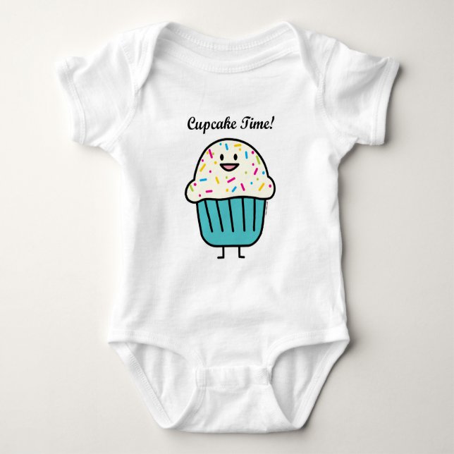 Cupaka Sprinkles vanilla icera söt kopp dessert T Shirt (Framsida)