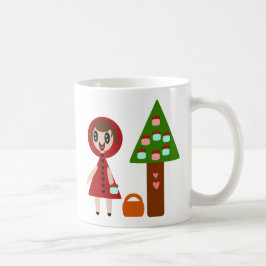 Cupaka Träd och flicka Kaffemugg