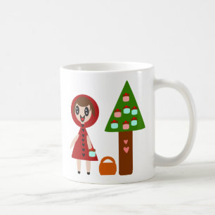 Cupaka Träd och flicka Kaffemugg